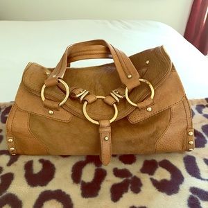 DKNY CAMEL HAIR HANDBAG